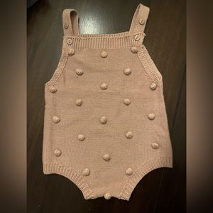 Baby Bubble Romper Bodysuit | Knit Romper | Baby Girl Clothes